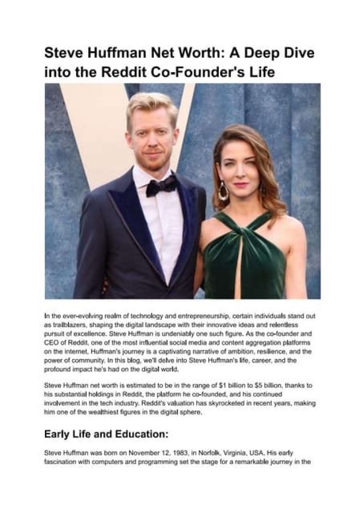 Huffman Net Worth 2024: Age, Height, Weight, Girlfriend, Dating, Bio-Wiki