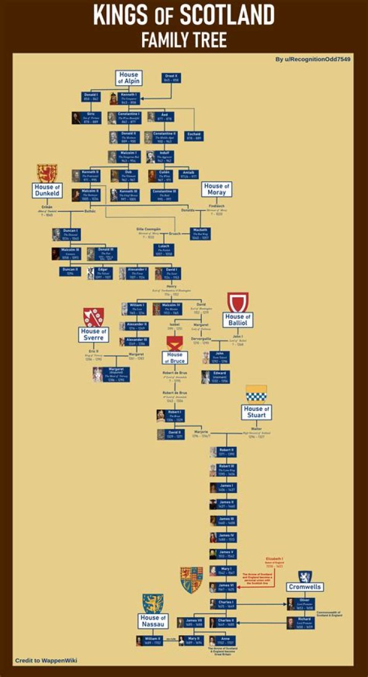 King James IV Of Scotland : Family tree by comrade28
